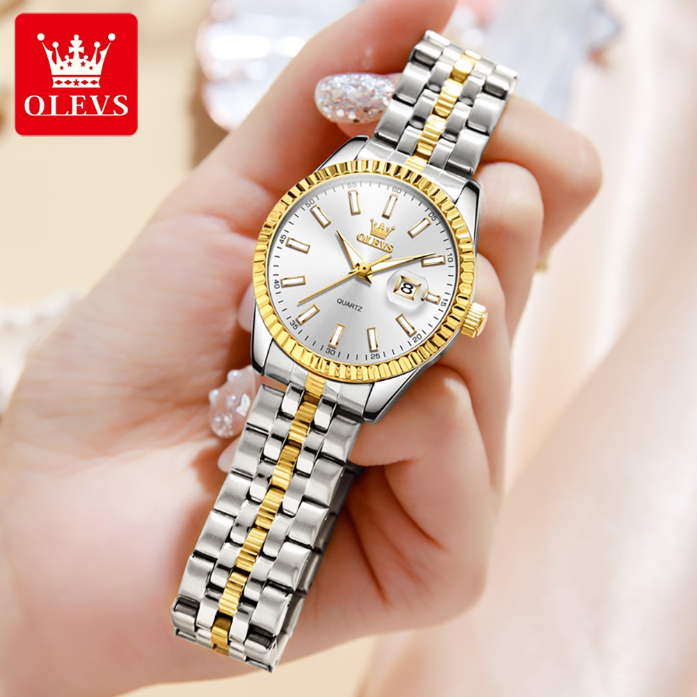 OLEVS 5593 นาฬิกาผู้หญิงยอดนิย - Luxury Watch Top 10 บทวิจารณ์และราคา