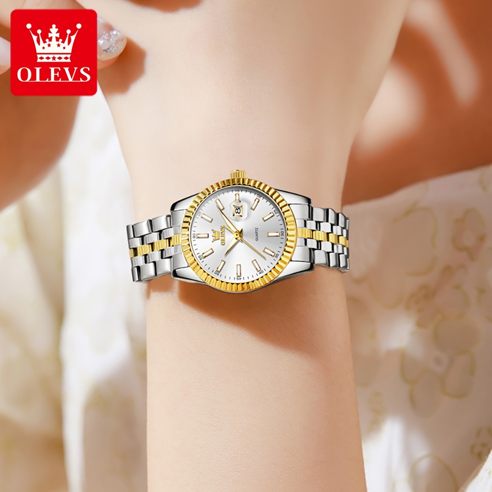 OLEVS 5593 นาฬิกาผู้หญิงยอดนิย - Luxury Watch Top 10 บทวิจารณ์และราคา
