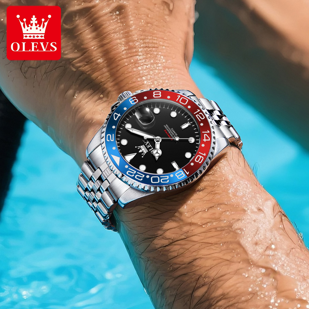 OLEVS 5657 นาฬิกาข้อมือผู้ชายแ - Luxury Watch Magazine บทวิจารณ์และราคา