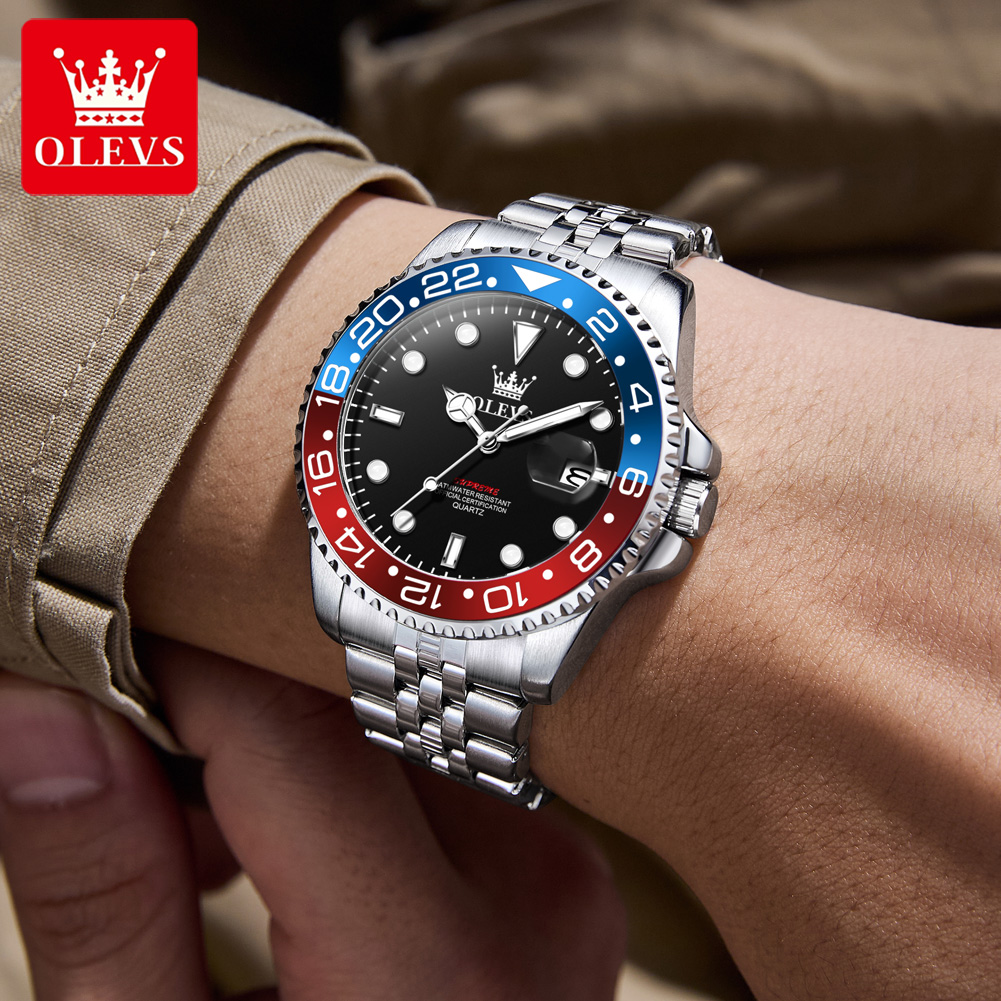 OLEVS 5657 นาฬิกาข้อมือผู้ชายแ - Luxury Watch Magazine บทวิจารณ์และราคา