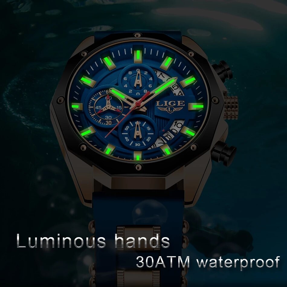 Lige นาฬิกาแฟชั่นผู้ชายแบรนด์ช - Luxury Watch Magazine บทวิจารณ์และราคา