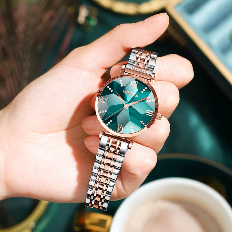 NIBOSI แฟชั่น Rhombus Mirror ส - Luxury Watch Top 10 บทวิจารณ์และราคา
