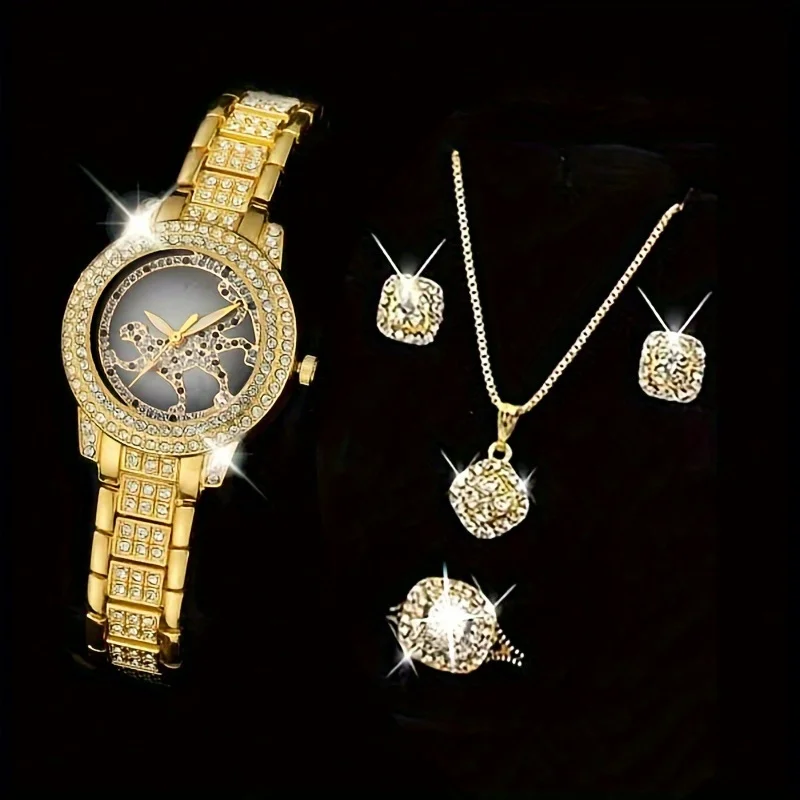 นาฬิกาข้อมือผู้หญิงลายเสือชีตา - Luxury Watch Gift For Her บทวิจารณ์และราคา