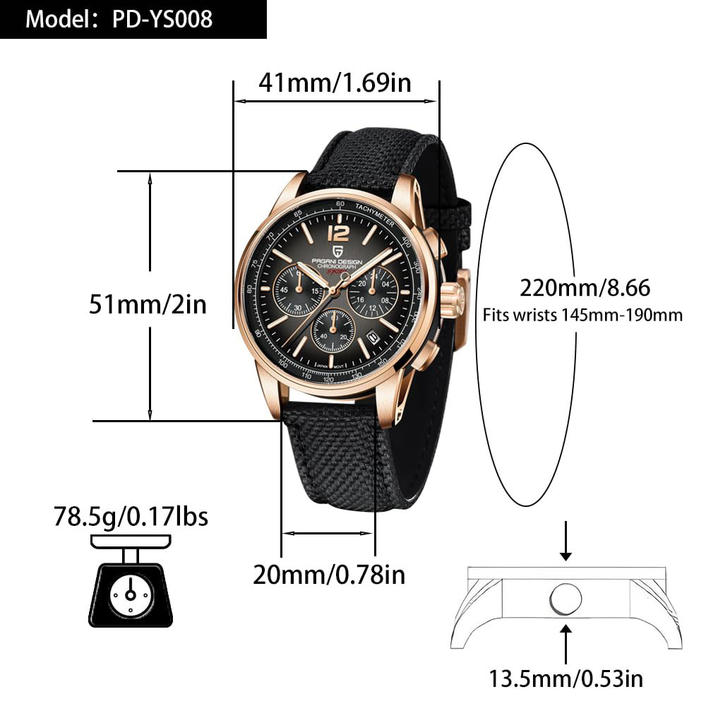 นาฬิกาข้อมือผู้ชาย PAGANI DESI - Luxury Watch Magazine บทวิจารณ์และราคา