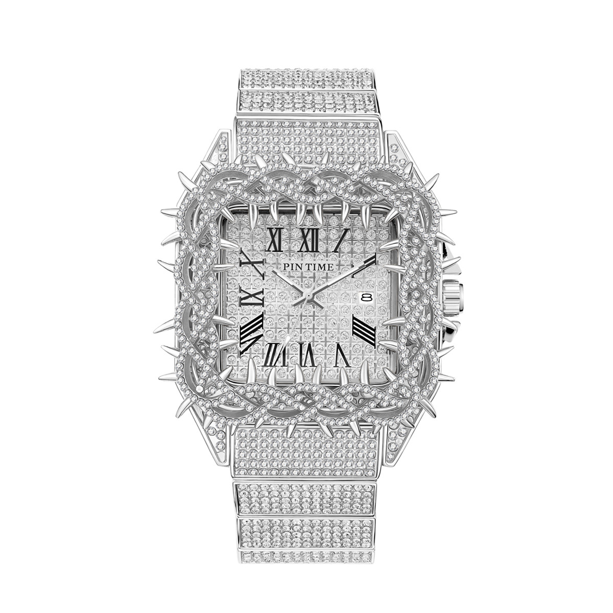 นาฬิกาควอตซ์ผู้ชายทรงเหลี่ยมแบ - Luxury Watch Iceberg บทวิจารณ์และราคา