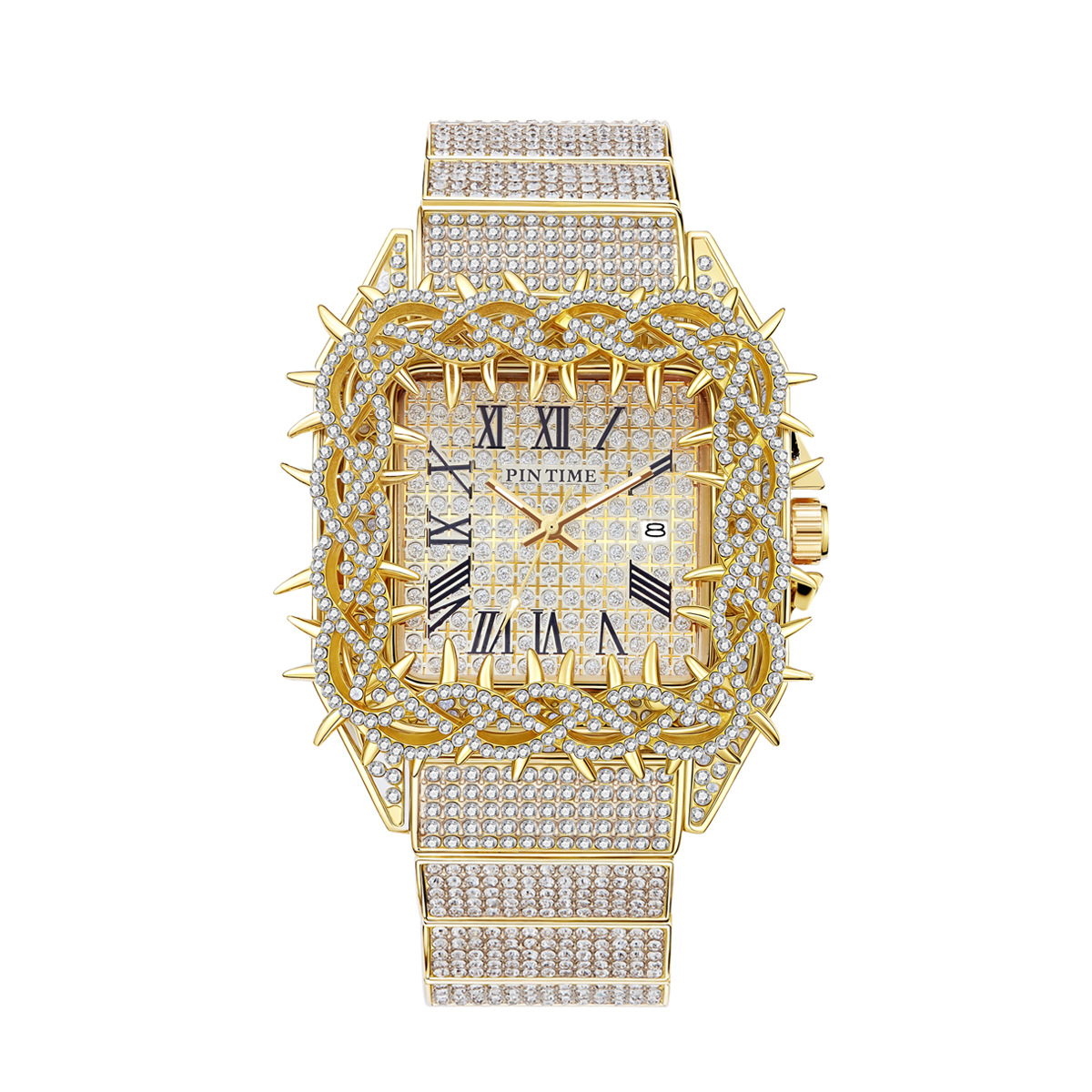นาฬิกาควอตซ์ผู้ชายทรงเหลี่ยมแบ - Luxury Watch Iceberg บทวิจารณ์และราคา