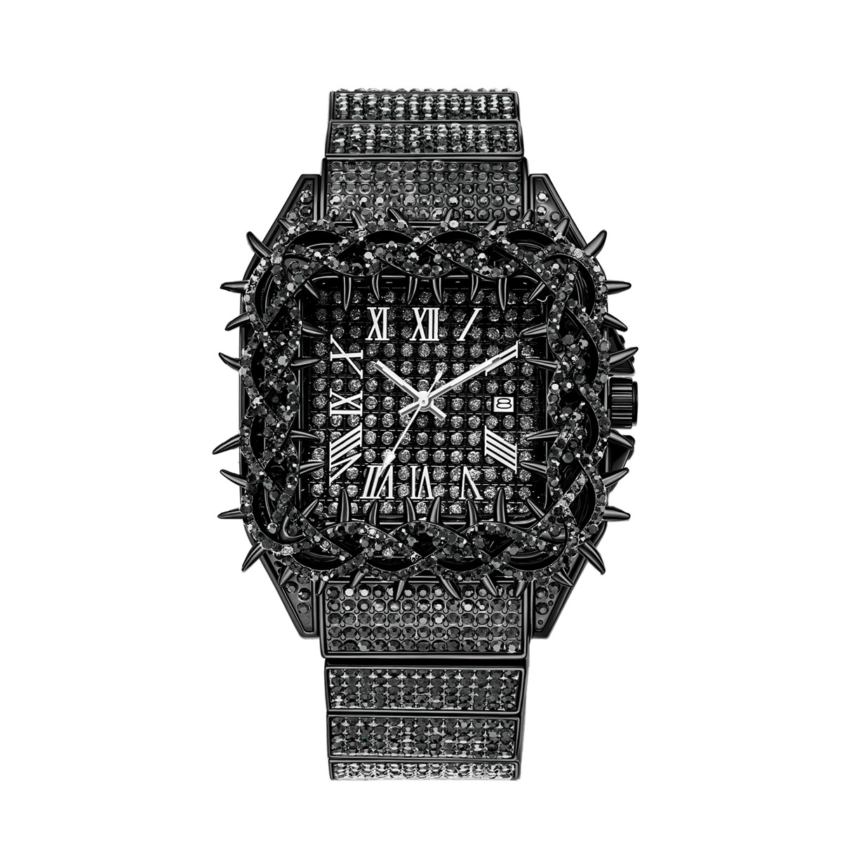 นาฬิกาควอตซ์ผู้ชายทรงเหลี่ยมแบ - Luxury Watch Iceberg บทวิจารณ์และราคา