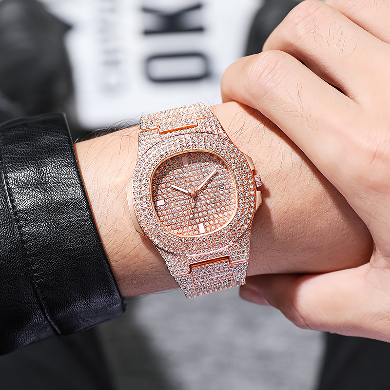 ใหม่แฟชั่น Iced Out นาฬิกาสําห - Luxury Watch Iceberg บทวิจารณ์และราคา
