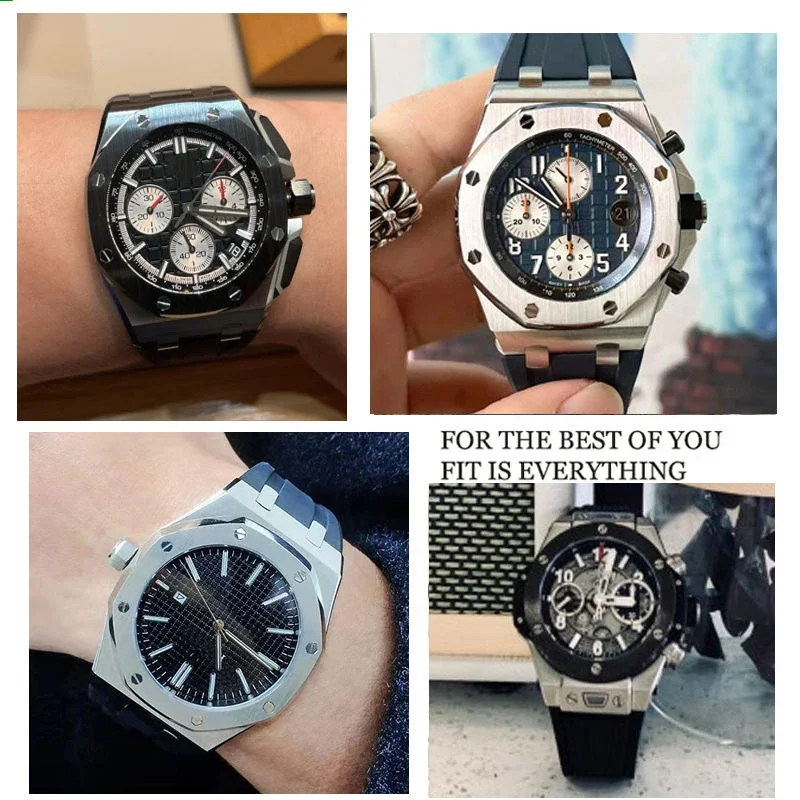 สายนาฬิกายางซิลิโคนสำหรับ AP R - Audemars Piguet Watch Royal Oak บทวิจารณ์และราคา