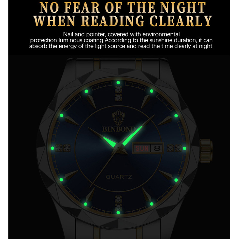 Binbong นาฬิกาธุรกิจผู้ชายนาฬิ - Luxury Watch Top 10 บทวิจารณ์และราคา