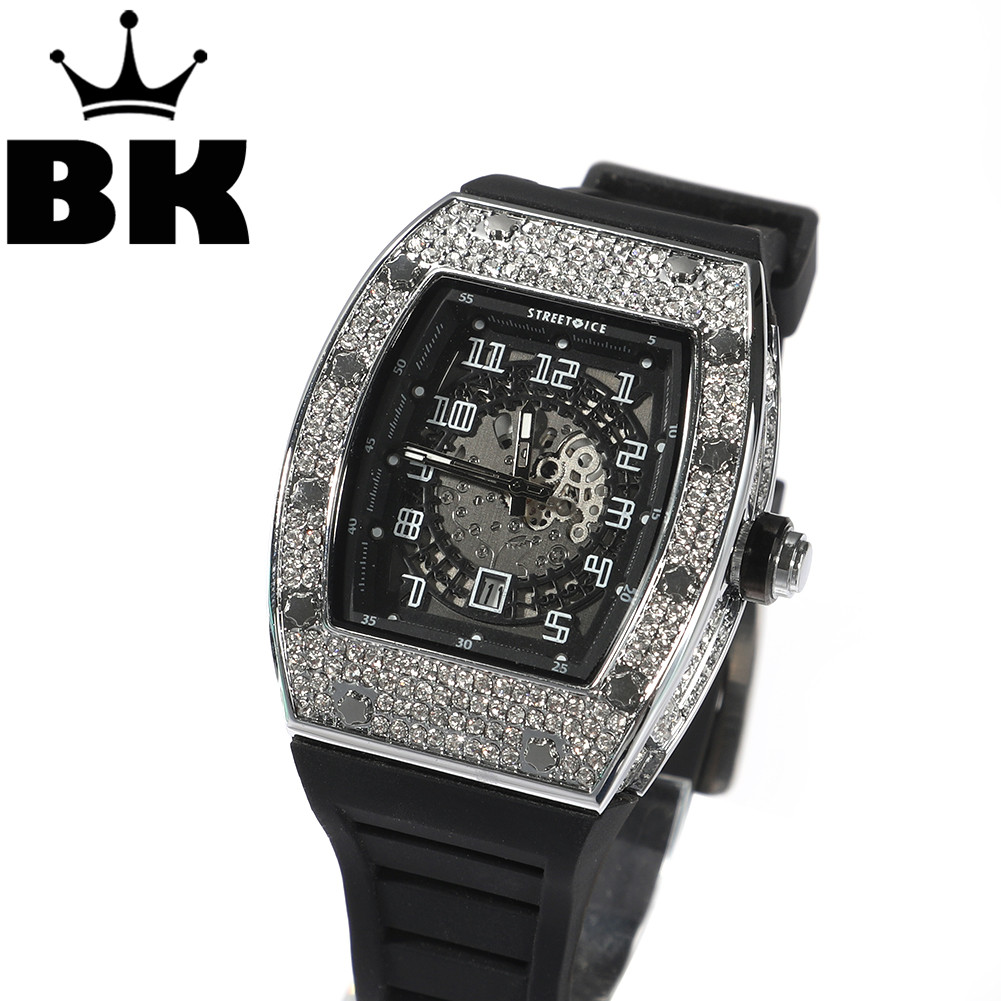 Hip Hop Full Iced Out Square น - Luxury Watch Iceberg บทวิจารณ์และราคา