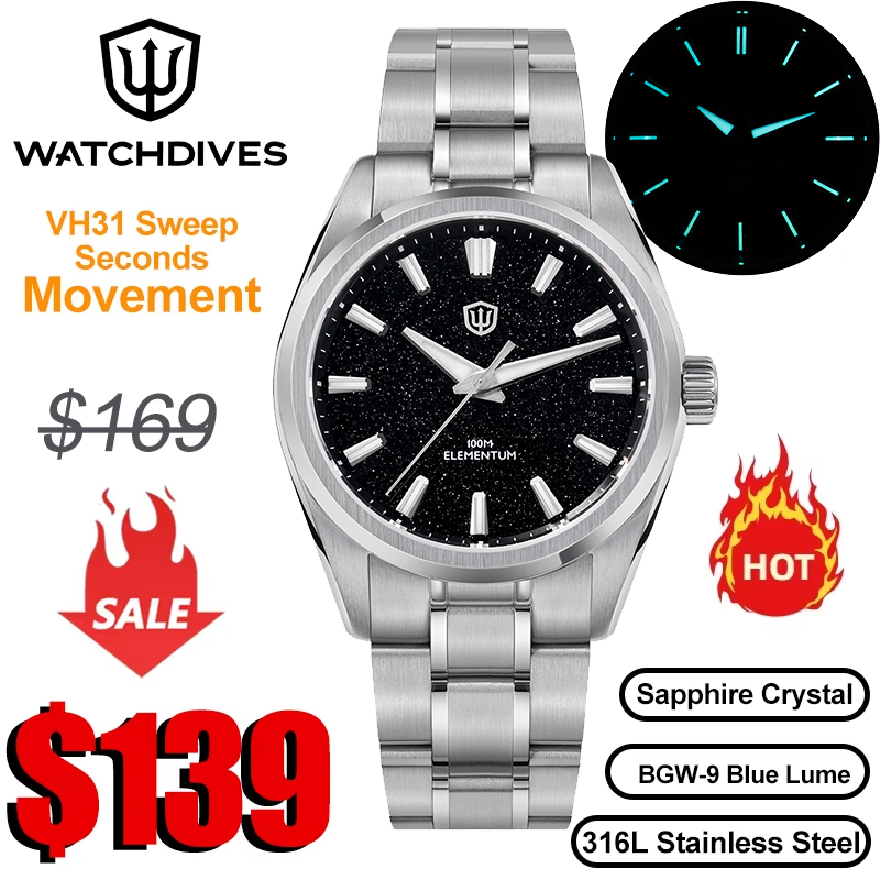 นาฬิกาควอตซ์ Watchdives WD0003 - Luxury Watch Iceberg บทวิจารณ์และราคา